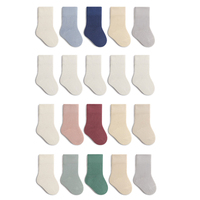 5 paires/lot de chaussettes scolaires antibactériennes et désodorisantes pour garçons et filles, chaussettes de couleur unie pour bébés de 0 à 12 ans, chaussettes de haute qualité pour enfants, vente en gros