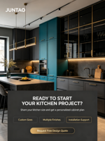 Lemari Dapur & Pintu Lemari Kayu Solid Oak Modern Buatan Khusus Kustomisasi Seluruh Rumah Lemari Dasar