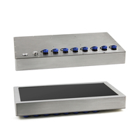 Innoaiot Usine de haute qualité personnalisée IP67 IP69K Ordinateur industriel étanche Panneau PC en acier inoxydable Panneau PC INOX
