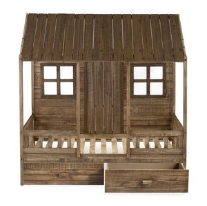Lit tente <span class=keywords><strong>en</strong></span> <span class=keywords><strong>bois</strong></span> de pin avec conception de toit <span class=keywords><strong>pour</strong></span> les tout-petits, lits <span class=keywords><strong>jumeaux</strong></span> avec lit gigogne et conception de fenêtres <span class=keywords><strong>pour</strong></span> les enfants - Product Image 4