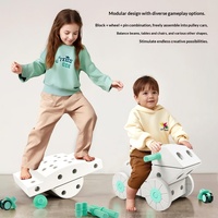 Jouets de construction modulaires MODI, 40 pièces, blocs d'intégration sensorielle en mousse EVA pour bébés de 7 à 14 ans, thème animaux et nature