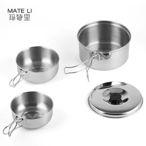 Haute qualité Camping Randonnée Ustensiles <span class=keywords><strong>De</strong></span> Cuisine Portable Ustensiles <span class=keywords><strong>De</strong></span> Cuisine Camping <span class=keywords><strong>Pot</strong></span> Ensemble <span class=keywords><strong>De</strong></span> Cuisson - Product Image 5