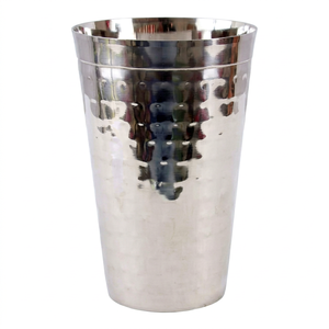 Verre à double paroi en acier inoxydable, design minimaliste solide, pour boissons froides lors de fêtes pour adultes - Product Image 1