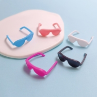 200 mini-lunettes d'été pour maison de poupée, accessoires en plastique pour poupées Barbie, jouet pour enfants, décoration de bureau mignonne