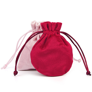 Custom Logo Cosmetic <b>Gift</b> Pouch Leather Storage Jewelry <b>Box</b> Packaging Drawstring Bag - Product Image 4