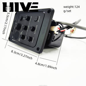 Equalizzatore per Chitarra HIVE, Pickup Fishman 201 EQ per Chitarra Folk in Legno ed Elettrica - Product Image 2