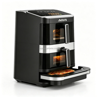 Four à Friture à Air Chaud Numérique 3-en-1 (7L+5L) – Grande Vente sur Alibaba – Prise en Charge du Logo Personnalisé, OEM, ODM – Cuisson Multi-Plats pour Toute la Famille