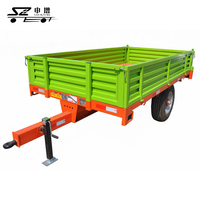 Camion à benne arrière hydraulique de remorque de tracteur de ferme du contrat 4ton de produits chinois