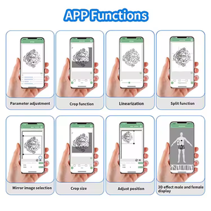 เครื่องพิมพ์ลายฉลุสักแบบพกพาขนาดเล็ก A4 ไร้สาย WiFi ใช้ความร้อน - Product Image 6