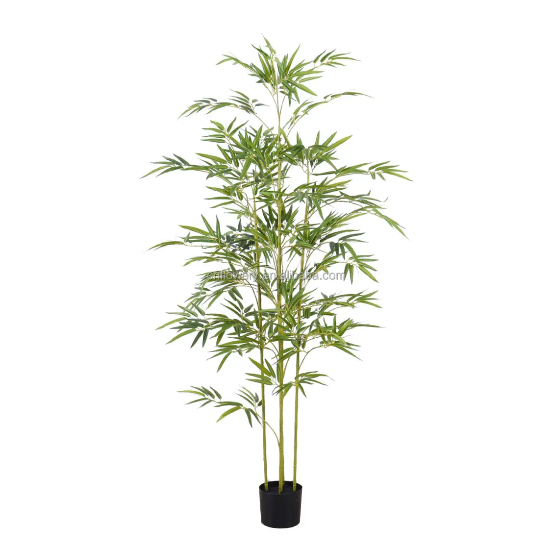 CNF Hot Sell Wholesale Home decoration Plastic Artificial Bamboo Tree plants Plastic Green Fake Bamboo for Decoration