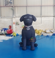 Modèle de chien gonflable géant en PVC Taraulin pour la publicité et la décoration, taille personnalisable et certifié CE