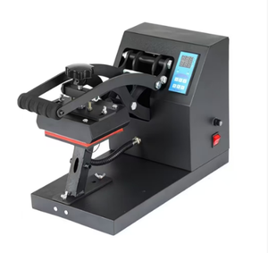 New 15*15cm5.9-inch Manual Label Heat Press Garment Fabric Printing T-shirt Logo Sublimation Heat Transfer Machine 220/110V - Product Image 3