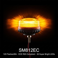 Feux de signalisation LED étanches IP66 ECE R65 R10 SAE, couleur ambre, pour la sécurité, autres accessoires d'éclairage automobile à des fins d'avertissement