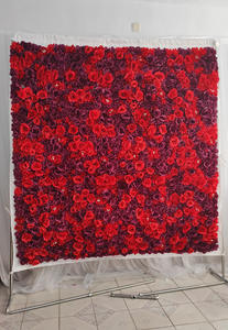 Muro de Flores Artificiales para Graduación, Día de la Madre, Decoración Interior, Fondo Fotográfico, Textura de Rosa, Set de Boda, Punto Decorativo - Product Image 4