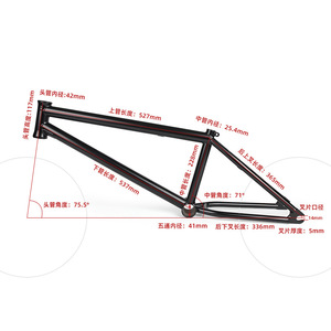 <span class=keywords><strong>Cuadro</strong></span> de <span class=keywords><strong>Bicicleta</strong></span> BMX de <span class=keywords><strong>20</strong></span> Pulgadas para Acrobacias de Acero al Cromo Molibdeno para Deportes Extremos - Product Image 6