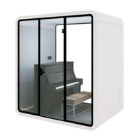 Cabine de réunion mobile Cabine insonorisée acoustique Bureau privé Cabine téléphonique Cabine de travail Studio de son