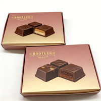 Boîte en carton écologique personnalisée de qualité alimentaire pour emballages de biscuits et de gâteaux à emporter, idéale pour les bars à snacks