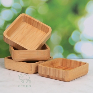 Petits bols de service en bambou écologiques personnalisés avec finition laquée pour la sauce soja, le ketchup et les trempettes - Product Image 4