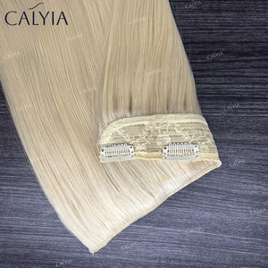 Hot Bán Halo Ánh Sáng Cô Gái Tóc Vàng 613 Màu Sắc Nga Phần Mở Rộng Tóc Con Người Đôi Rút Ra Lớp Biểu Bì Phù Hợp Halo Phần Mở Rộng Tóc Cho Phụ Nữ - Product Image 3