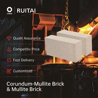 Brique réfractaire en corundum-mullite, résistante aux chocs thermiques et à haute résistance à la compression, largement utilisée dans les fours industriels thermiques