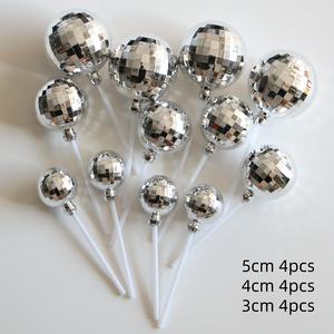 12 piezas/paquete <span class=keywords><strong>de</strong></span> Adornos <span class=keywords><strong>de</strong></span> Pastel <span class=keywords><strong>de</strong></span> Bola <span class=keywords><strong>de</strong></span> Discoteca <span class=keywords><strong>de</strong></span> Plástico, Decoraciones <span class=keywords><strong>de</strong></span> Pastel <span class=keywords><strong>de</strong></span> Feliz <span class=keywords><strong>Cumpleaños</strong></span> <span class=keywords><strong>para</strong></span> Fiesta Temática <span class=keywords><strong>de</strong></span> Discoteca - Product Image 6