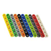 Connecteur de poutre mécanique 1x7 de qualité supérieure, pièces détachées pour blocs de construction MOC, vente en gros multicolore, référence 32524