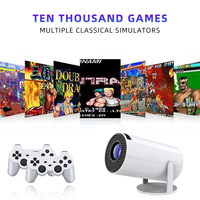 Vidéoprojecteur 4K Mini Cinéma Maison Console de Jeu Rétro HY300 Pro Écran de Projecteur Smart Android Mini Vidéoprojecteur