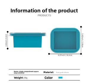 Machine à glace artisanale OEM personnalisée, grande capacité, sans BPA, en silicone alimentaire avec couvercle, démoulage facile, nettoyage facile - Product Image 6