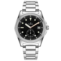 Montres mécaniques automatiques de luxe personnalisées OEM ST1731 avec calendrier, 40 mm, saphir, acier inoxydable 316L, fabricant de montres pour hommes