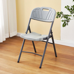 Sedia Pieghevole in Plastica Impermeabile di Grado Commerciale ZDY-91 con Seduta e Schienale Imbottiti, <span class=keywords><strong>Design</strong></span> Moderno, Arredo Portatile per Esterni - Product Image 2