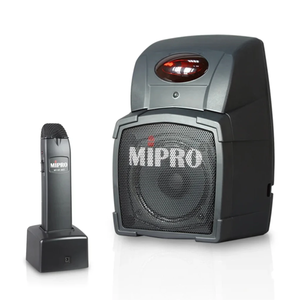 Système de sonorisation sans fil mural MIPRO Space Saving avec récepteur sans fil ACT intégré pour installation fixe, amplificateur sans fil - Product Image 4