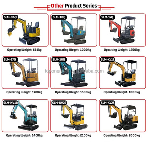 Slm12q nhà máy trực tiếp bán Mini Máy xúc 1.25 tấn nhỏ Digger Hot Bán 1250kg mini bánh xích máy xúc máy - Product Image 3