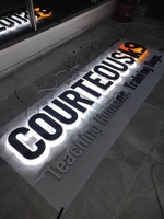 Letrero Luminoso LED Personalizado de Nueva Llegada, Resistente al Agua IP65, con Control Remoto, Letreros Publicitarios para Oficina, Bodas, Tiendas y Negocios