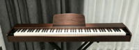 Portable Shell Digital Piano B130 PVC Wood Grain 5V Power Intro Ending Function for Music Training