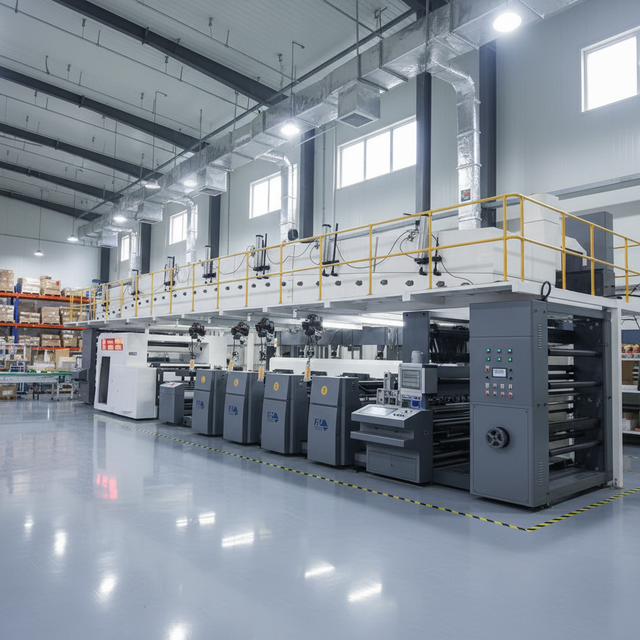 FENGMING CE Certified New Automatic Flexo Printing Coating Machine for Paper Bags Card Label Printers