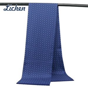 Nouveau Bleu Or Paisley <span class=keywords><strong>Ascot</strong></span> Cravate Hommes Cravate Bulev Hommes Soie Formelle Bleu Cravate <span class=keywords><strong>Homme</strong></span> Mariage Floral Noir <span class=keywords><strong>Ascot</strong></span> Écharpe - Product Image 3
