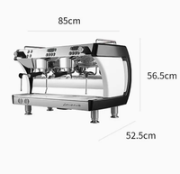 Professionelle Espressomaschine mit Doppelboiler, 2 Brühgruppen, Halbautomatisch, 9 Bar Druck, 5,25L Boilerkapazität, Plug-and-Play, Einfache Reinigung