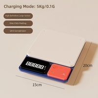 Balance de cuisine électronique avec chargement USB, précision 0,1g, fonction tare, conversion d'unités, balance numérique pour la pâtisserie et les aliments