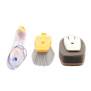 Hot Sale <strong>New</strong> Product Kitchen <strong>Dishwashing</strong> Brush Tool Dish Wand Plastic Decontamination Sponge Cleaning Brushes - Product Image 4
