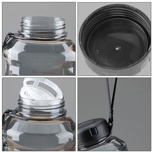 Bouteille d'eau de sport résistante à la chaleur, 3 couleurs, marquages de mesure, résistante aux chocs, bouteille d'eau pour la salle de sport - Product Image 4