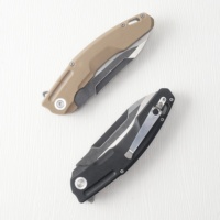 Couteau pliant EDC portable - Idéal pour le camping en plein air, à porter dans la poche, pour les situations d'urgence et l'autodéfense