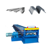Machine de fabrication de tôles de plancher métalliques composites à commande PLC avec système de découpe hydraulique