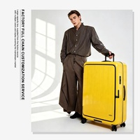 Ensemble de 3 valises extra larges extensibles à ouverture frontale pour PC, avec serrure TSA, roulettes multidirectionnelles, volume maximal pour voyage de 30 jours, service ODM