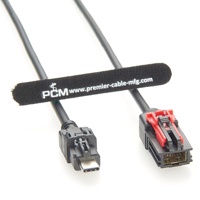 Câble de données automobile HSAL HSAutoLink 12 broches vers USB 3.1 Type-C Câble LVDS compatible Molex 111146-3080 & TE 2398010-1