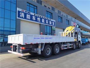 4 סרנים שאקמן <span class=keywords><strong>20</strong></span> טון מנוף רכוב משאית בום מתקפלת 25 טון שאקמן H3000 משאית מנוף לבנים - Product Image 6