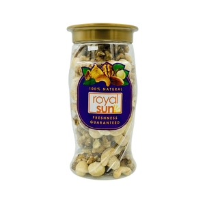 Mélange de noix de macadamia, de noix de cajou et de noix grillées de haute qualité, offrant une texture crémeuse et croquante, prêt à consommer, en format bouteille. - Product Image 6
