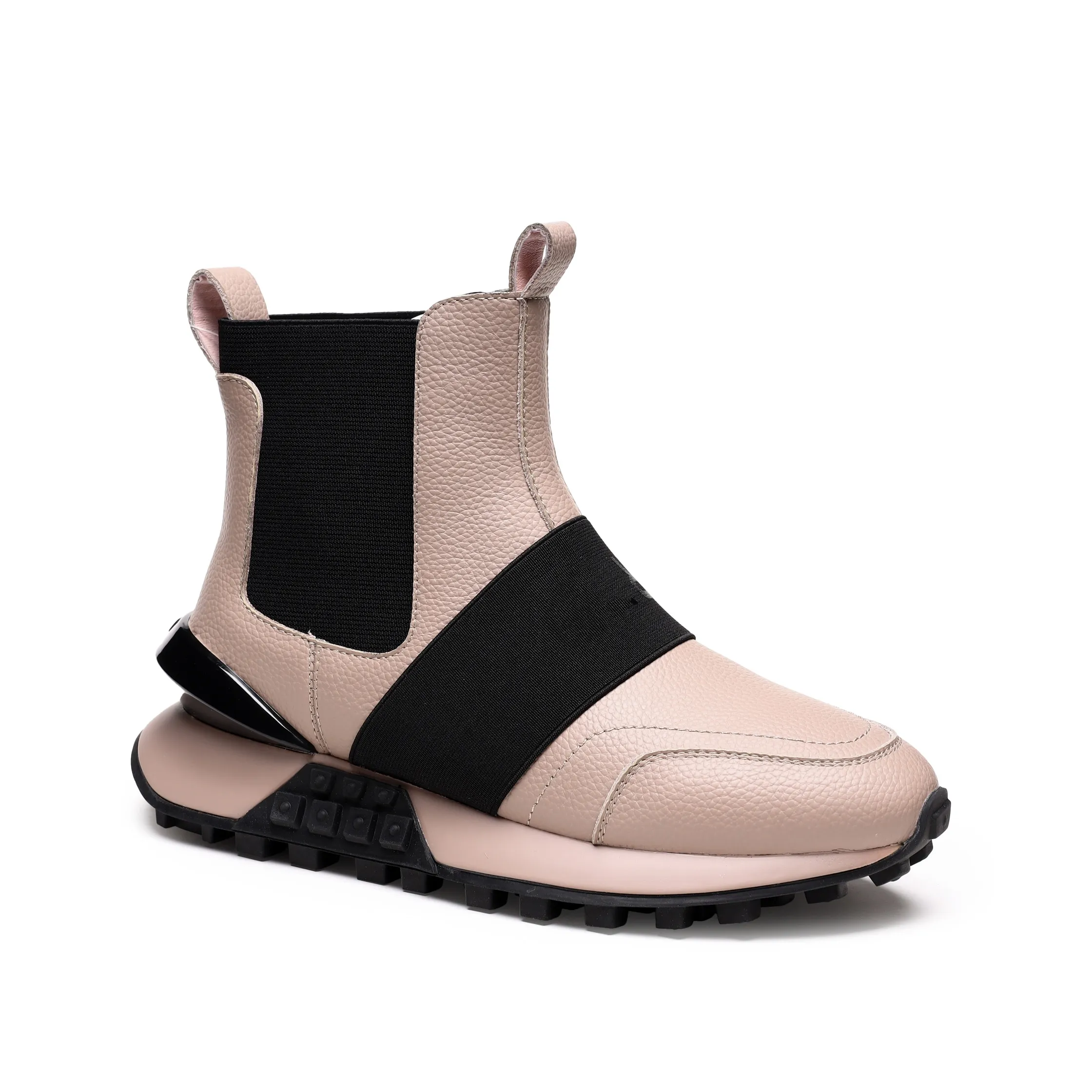 Nouvelle arrivée italie design vente en gros personnalisation bottes chelsea imperméables en cuir véritable de haute qualité pour femmes