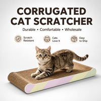 Lit pour chat amusant, griffoir, chaise longue en carton ondulé, ultra durable, pour usage extérieur, 1 kg, sans désordre, jouets et accessoires pour chat