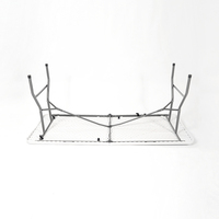 Table d'extérieur pliante en plastique de haute qualité de 6 pieds/8 pieds, chaises de fête, mariage, jardin, événements, table d'extérieur pliable en plastique HDPE