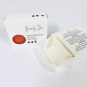 Boîte à savon <span class=keywords><strong>de</strong></span> <span class=keywords><strong>salle</strong></span> <span class=keywords><strong>de</strong></span> <span class=keywords><strong>bain</strong></span> en carton, petite, avec impression couleur, mode <span class=keywords><strong>de</strong></span> luxe, vente en gros - Product Image 2
